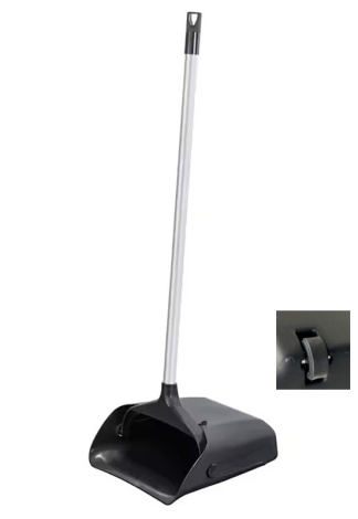 Heavy Duty Lobby Dustpan with 2 Back Wheels